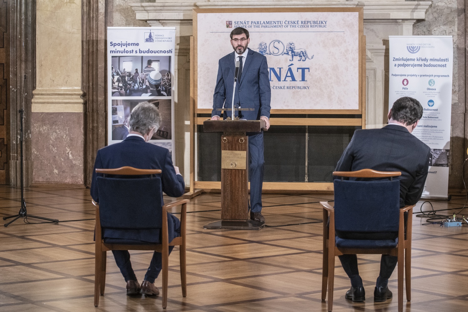 předseda Federace židovských obcí v ČR Petr Papoušek